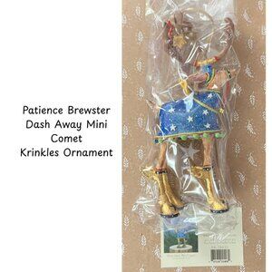 Patience Brewster Dash Away Mini Comet Krinkles Ornament